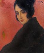 Nicolae Tonitza Spanish Woman oil painting artist